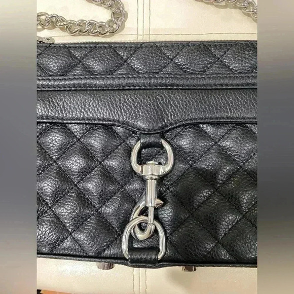 Rebecca Minkoff Mini M.A.C In Black Leather - Picture 2 of 8